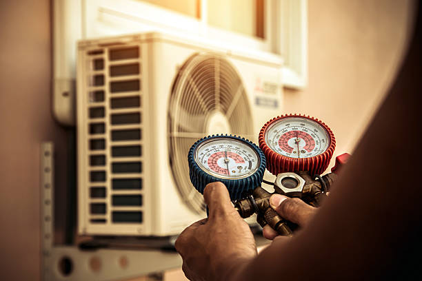 Professional Furnace Repair technician working in Sand Springs, OK